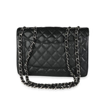 Chanel Black Quilted Caviar Jumbo Classic Single Flap Bag