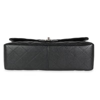 Chanel Black Quilted Caviar Jumbo Classic Single Flap Bag