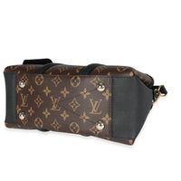 Louis Vuitton Black Leather & Monogram Canvas Soufflot BB