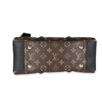 Louis Vuitton Black Leather & Monogram Canvas Soufflot BB