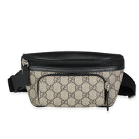 Gucci GG Supreme Canvas & Black Leather Eden Backpack, myGemma