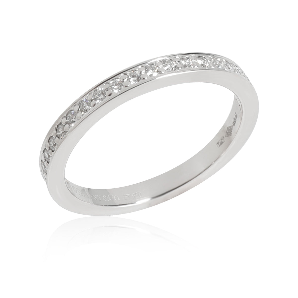 Tiffany & Co. Grace Diamond Wedding Band in Platinum 0.22 CTW