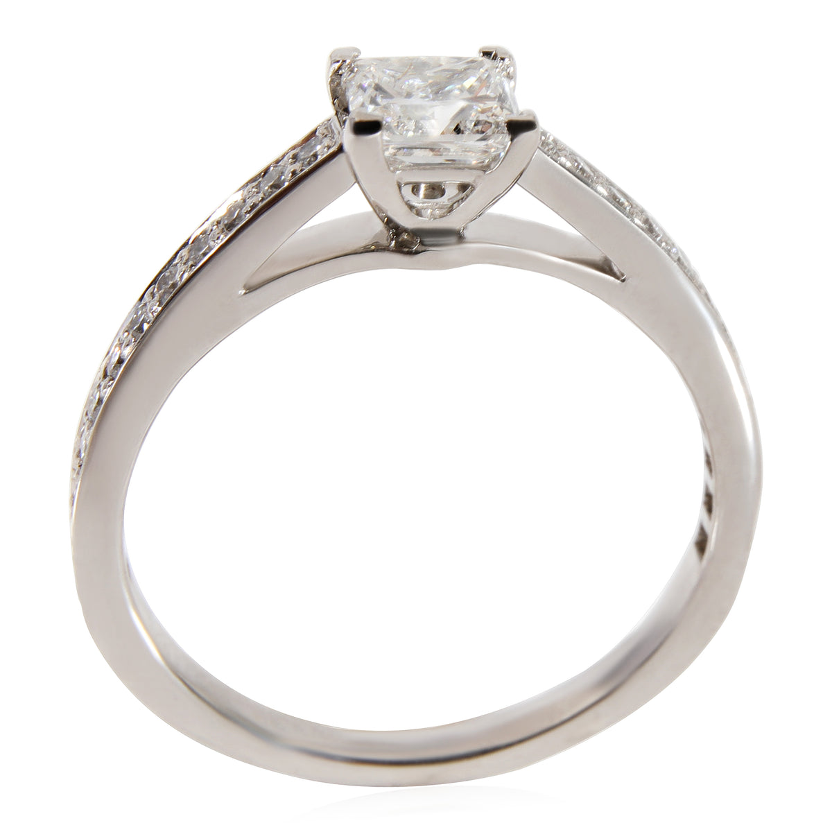 Tiffany & Co. Grace Diamond Engagement Ring in Platinum F VS1 0.66 CTW