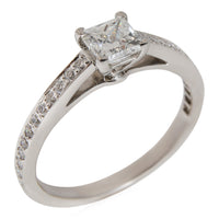 Tiffany & Co. Grace Diamond Engagement Ring in Platinum F VS1 0.66 CTW