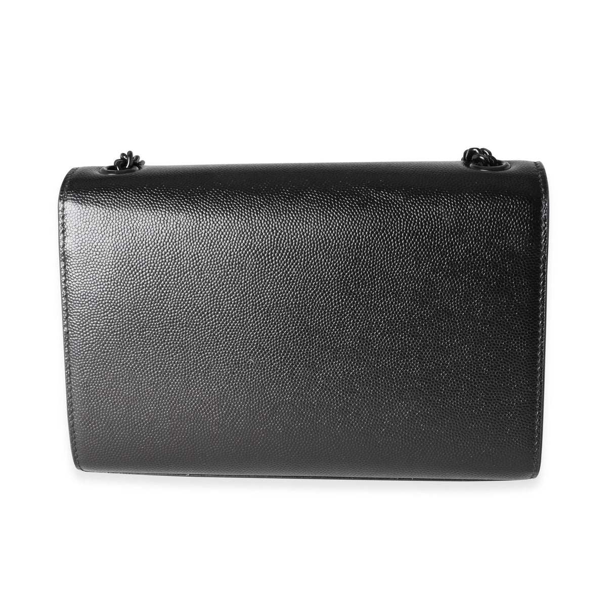 Saint Laurent Black Grain De Poudre Leather Small Kate Crossbody