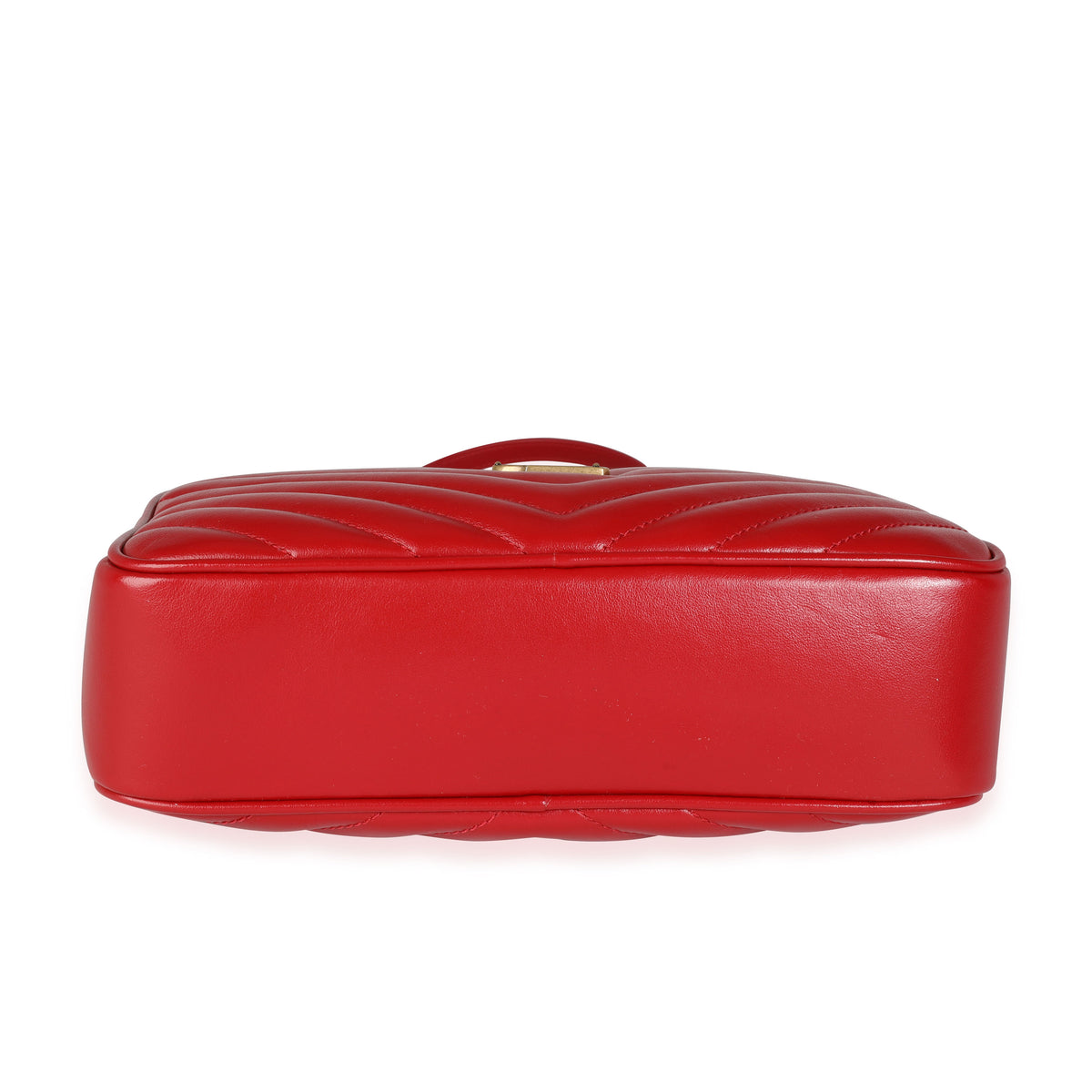 Saint Laurent Red Chevron Calfskin Lou Camera Bag