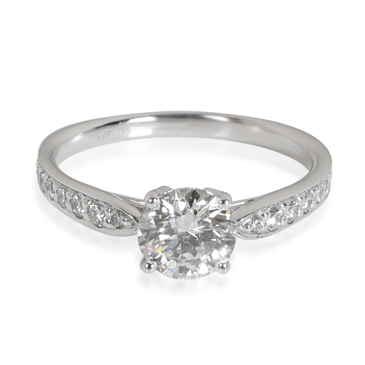 Tiffany & Co. Harmony Diamond  Engagement Ring in Platinum H VVS2 0.8