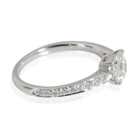 Tiffany & Co. Harmony Diamond  Engagement Ring in Platinum H VVS2 0.8