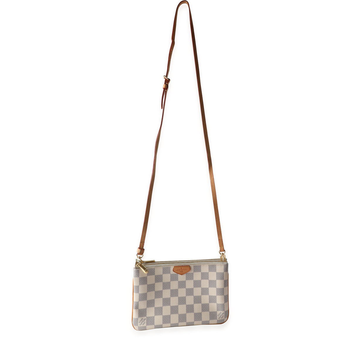 Louis Vuitton, Bags, Louis Vuitton Azur Double Zipper Pochette Crossbody