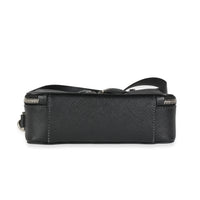 Prada Black Saffiano Leather Brique Cross-Body Bag