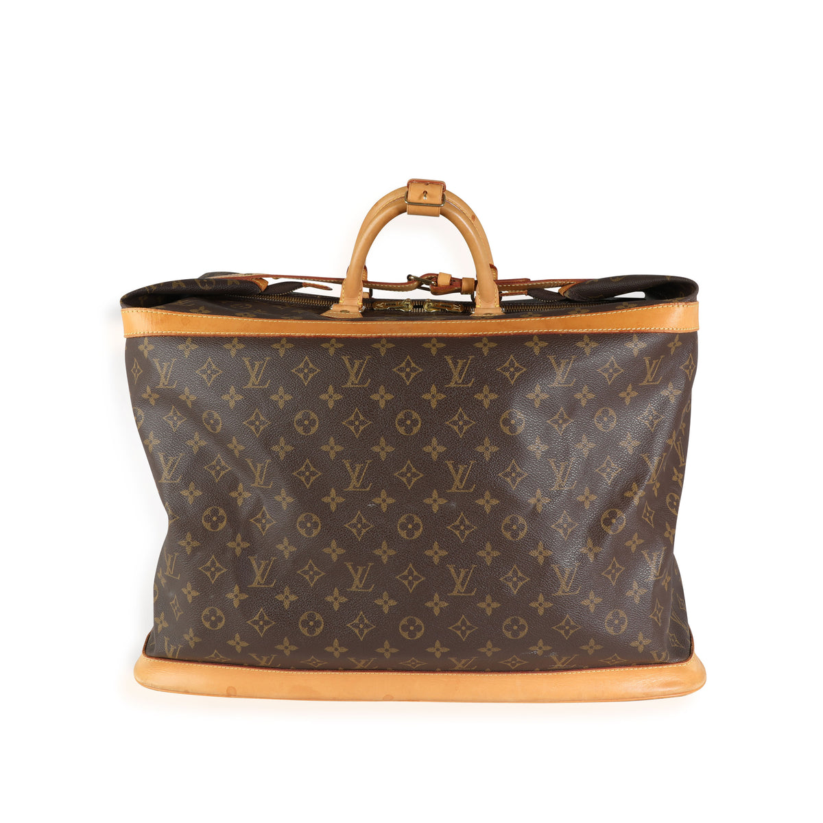 Authentic Louis Vuitton Monogram Cruiser 50 Trunk Travel Bag