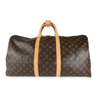 Louis Vuitton Monogram Canvas Keepall Bandoulière 55