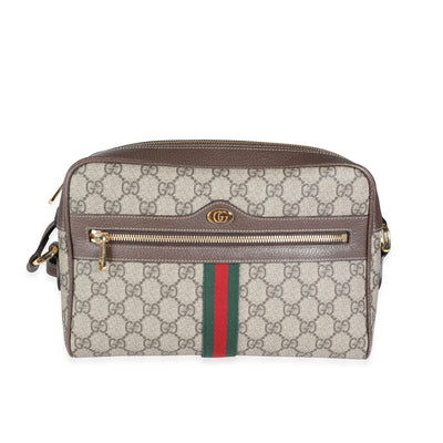 Gucci GG Supreme Canvas & Web Small Ophidia Shoulder Bag