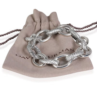 David Yurman XL Oval Chain Collection Bracelet in  Sterling Silver