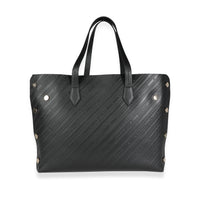 Givenchy Black Chain-Embossed Medium Bond Shopper Tote