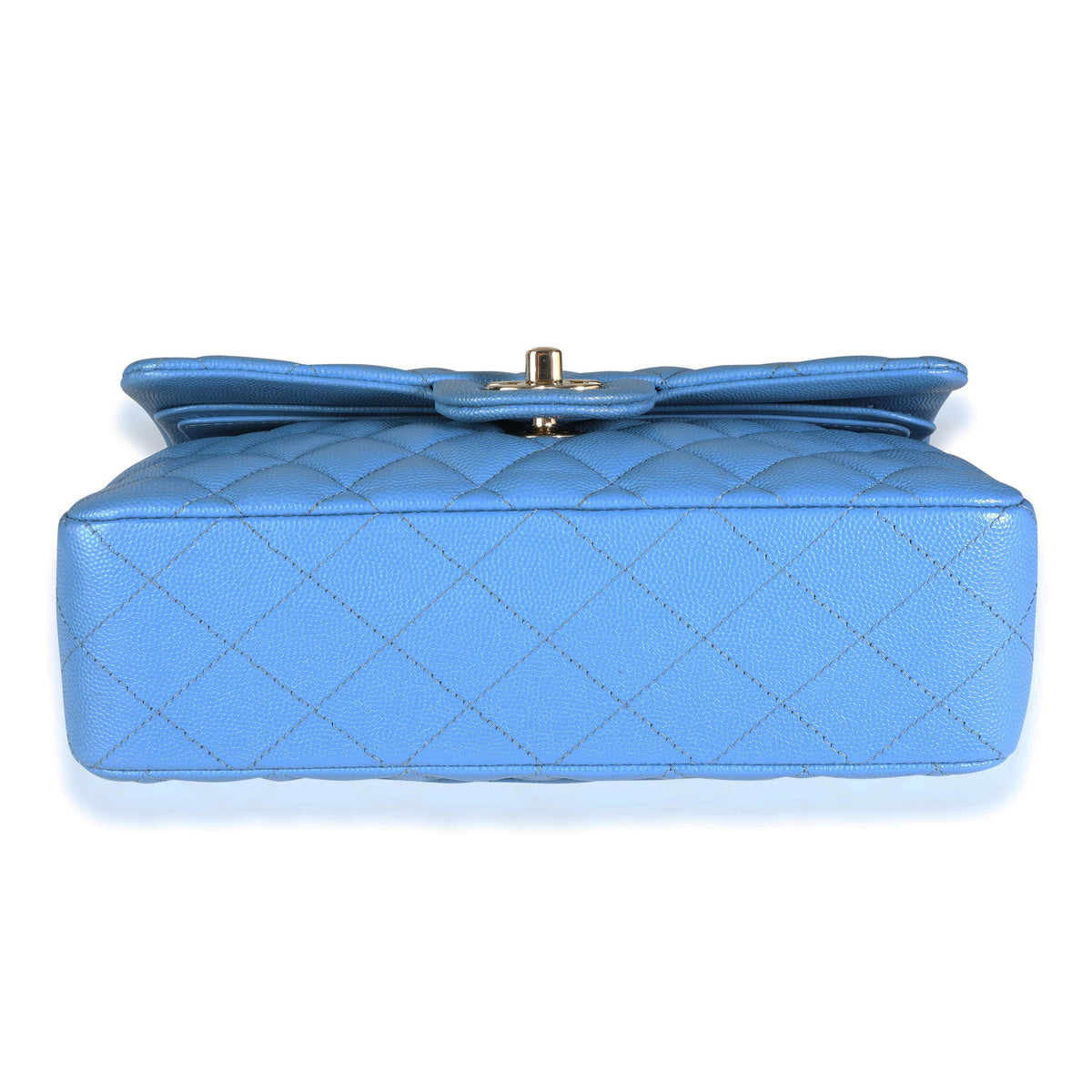 Chanel Blue Quilted Caviar Small Classic Double Flap Bag, myGemma, FR