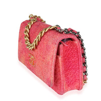 Chanel Pink Boucle Chanel 19 Wallet on Chain