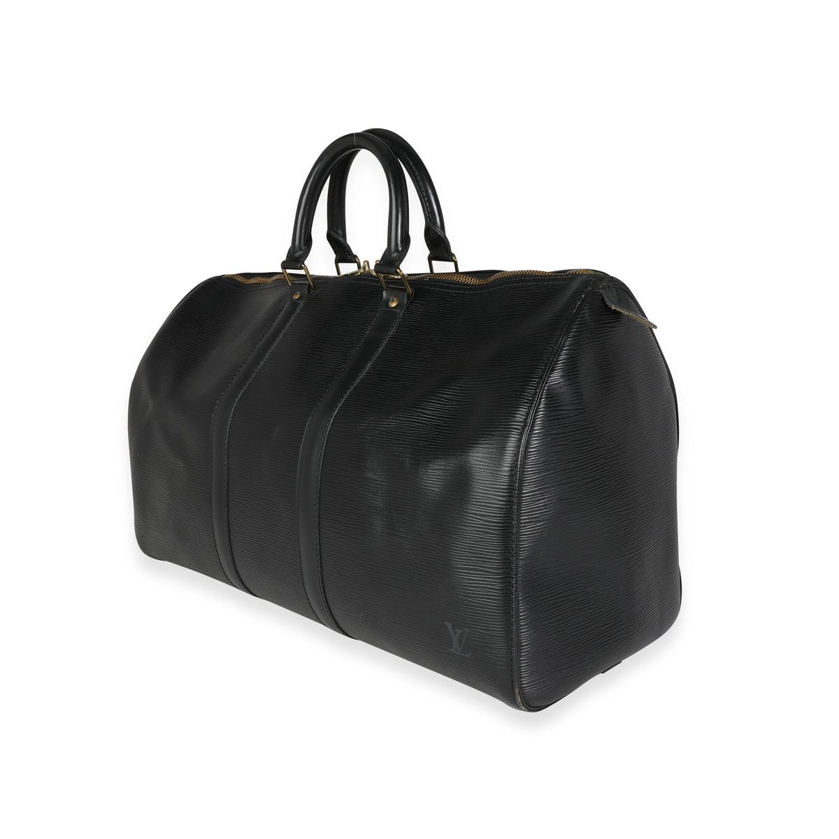 Louis Vuitton Black Epi Leather Keepall 50, myGemma, NZ