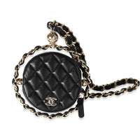 Chanel Quilted Lambskin Clutch with Chain