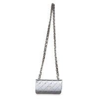 Chanel Metallic Gradient Quilted Lambskin Clutch with Chain