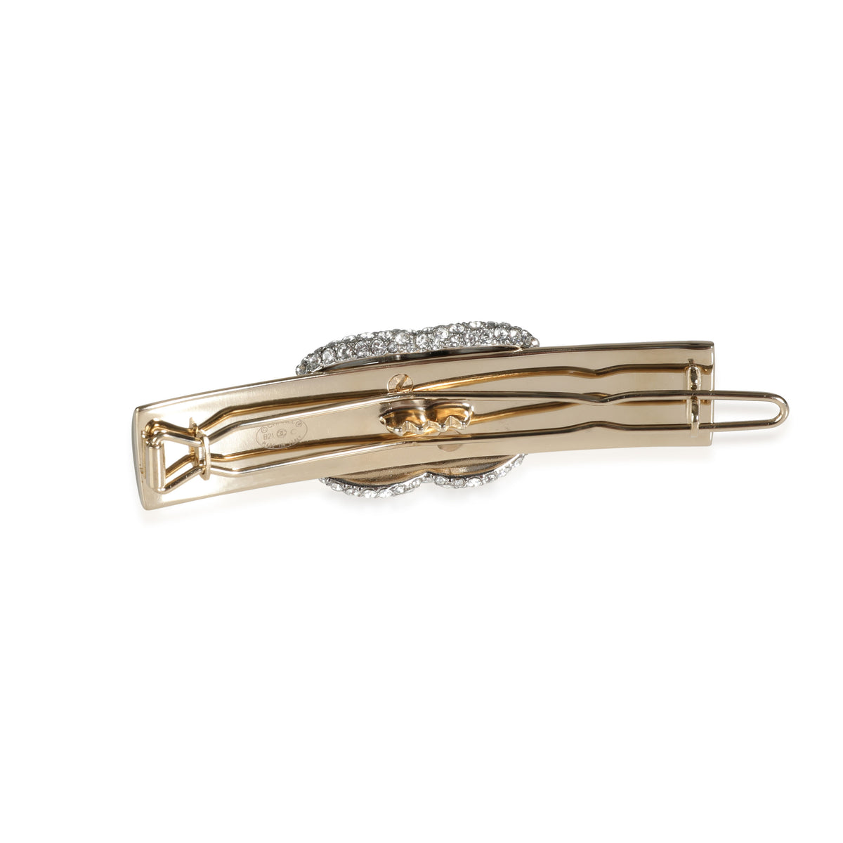 Chanel Strass CC Hair Barrette