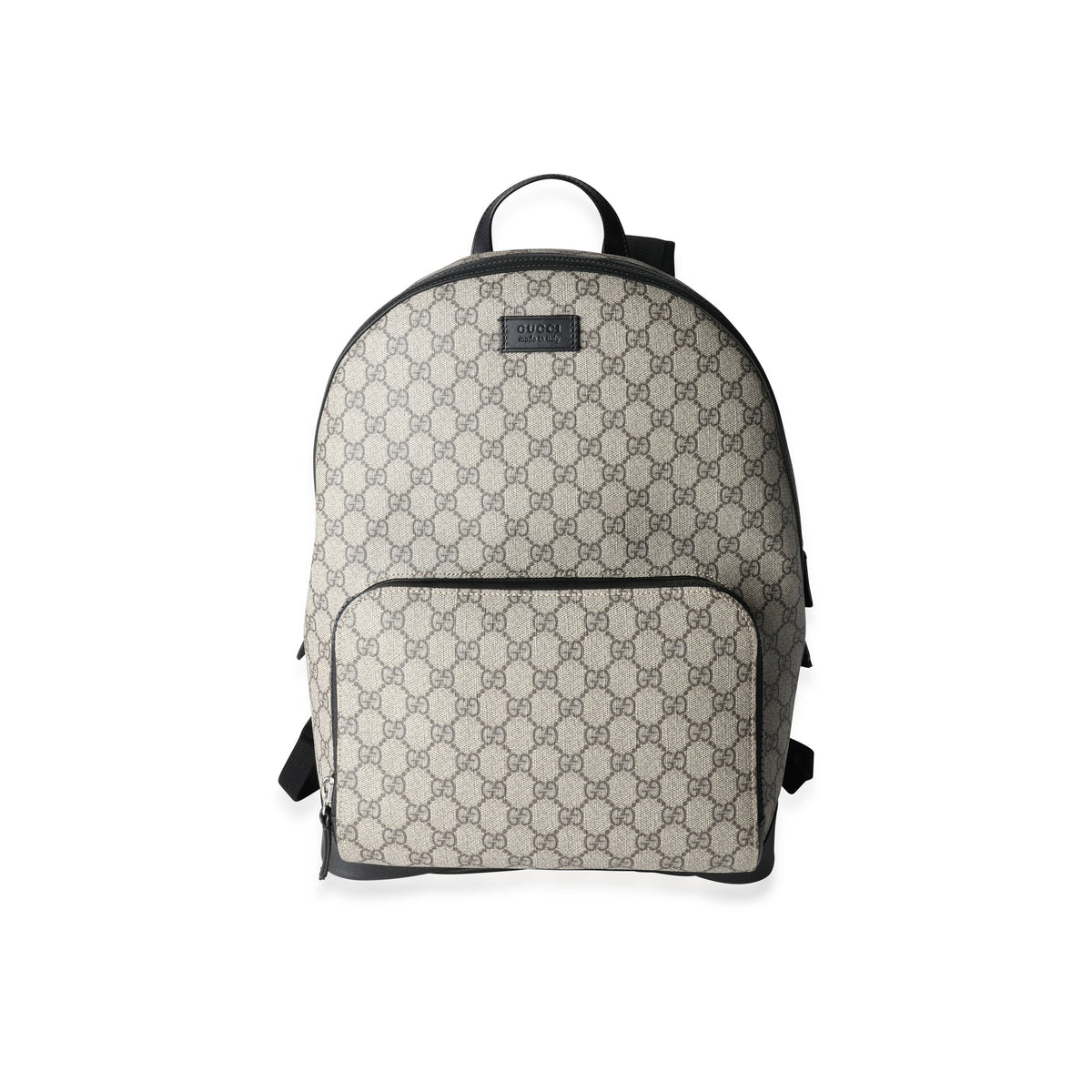 Gucci GG Supreme Canvas & Black Leather Eden Backpack, myGemma