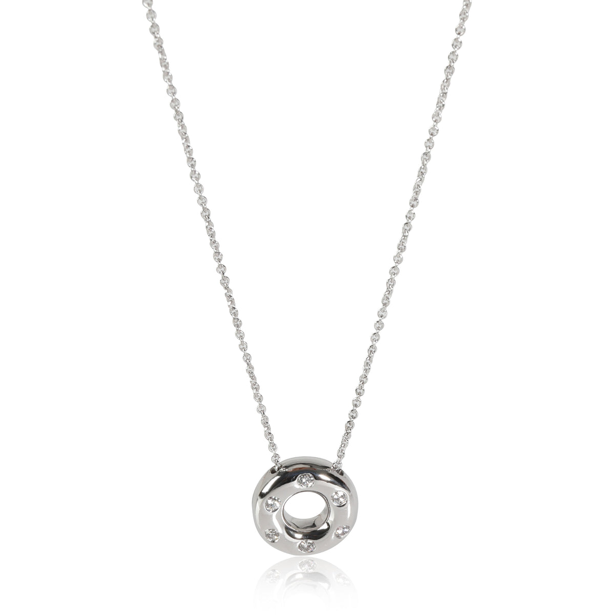 Tiffany & Co. Etoile Diamond Pendant in Platinum 0.06 CTW