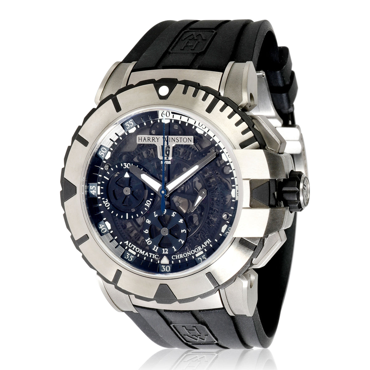 Harry Winston  411/MCA44ZC.W Mens Watch in  Zalium