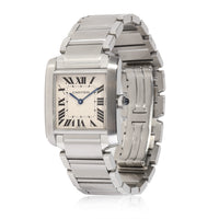Cartier Tank Francaise WSTA0005 Women's Watch in  Stainless Steel