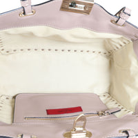 Valentino Poudre Calfskin Small Rockstud Tote