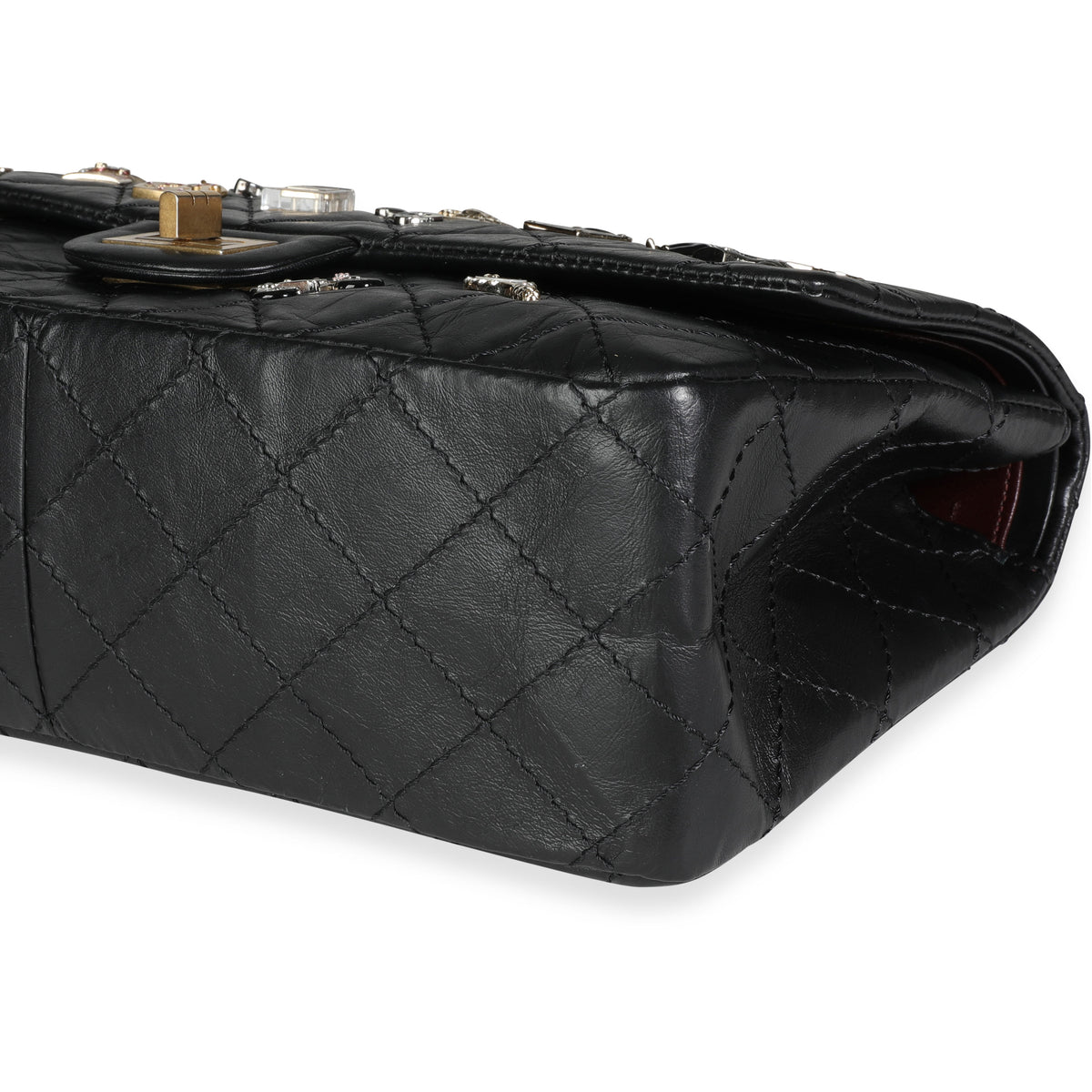 CHANEL black leather 2.55 REISSUE CAMERA MINI Shoulder Bag Aged Calfskin at  1stDibs