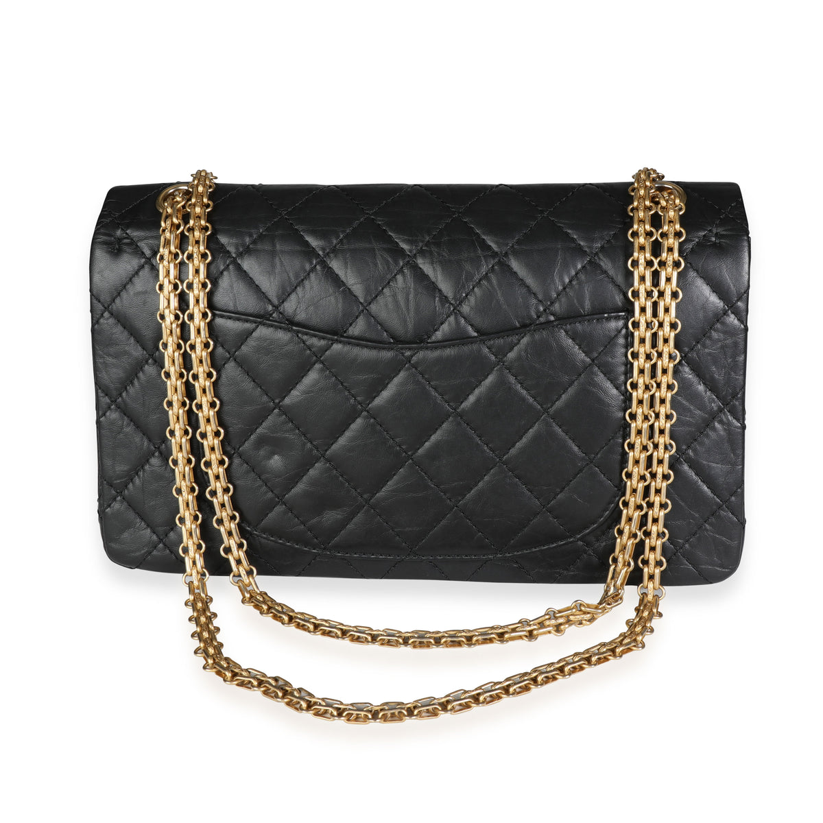 Chanel Black Quilted Calfskin Lucky Charms Reissue 2.55 226 Flap