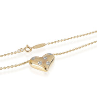 Tiffany & Co. Etoile Diamond Heart Pendant in 18k Yellow Gold/Platinum 0.15 CT