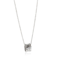 Bvlgari B.Zero1 Pendant in 18k White Gold on Vintage Chain