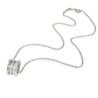 Bvlgari B.Zero1 Pendant in 18k White Gold on Vintage Chain