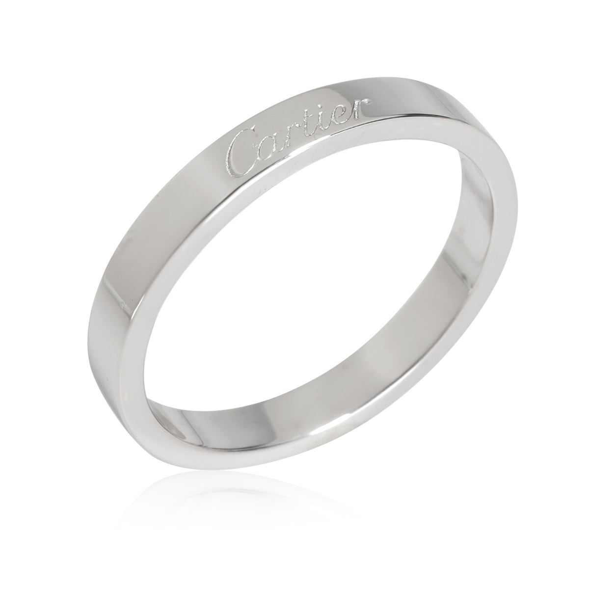 Cartier C De Cartier 3 mm Wedding Band in Platinum