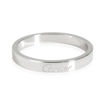 Cartier C De Cartier 3 mm Wedding Band in Platinum