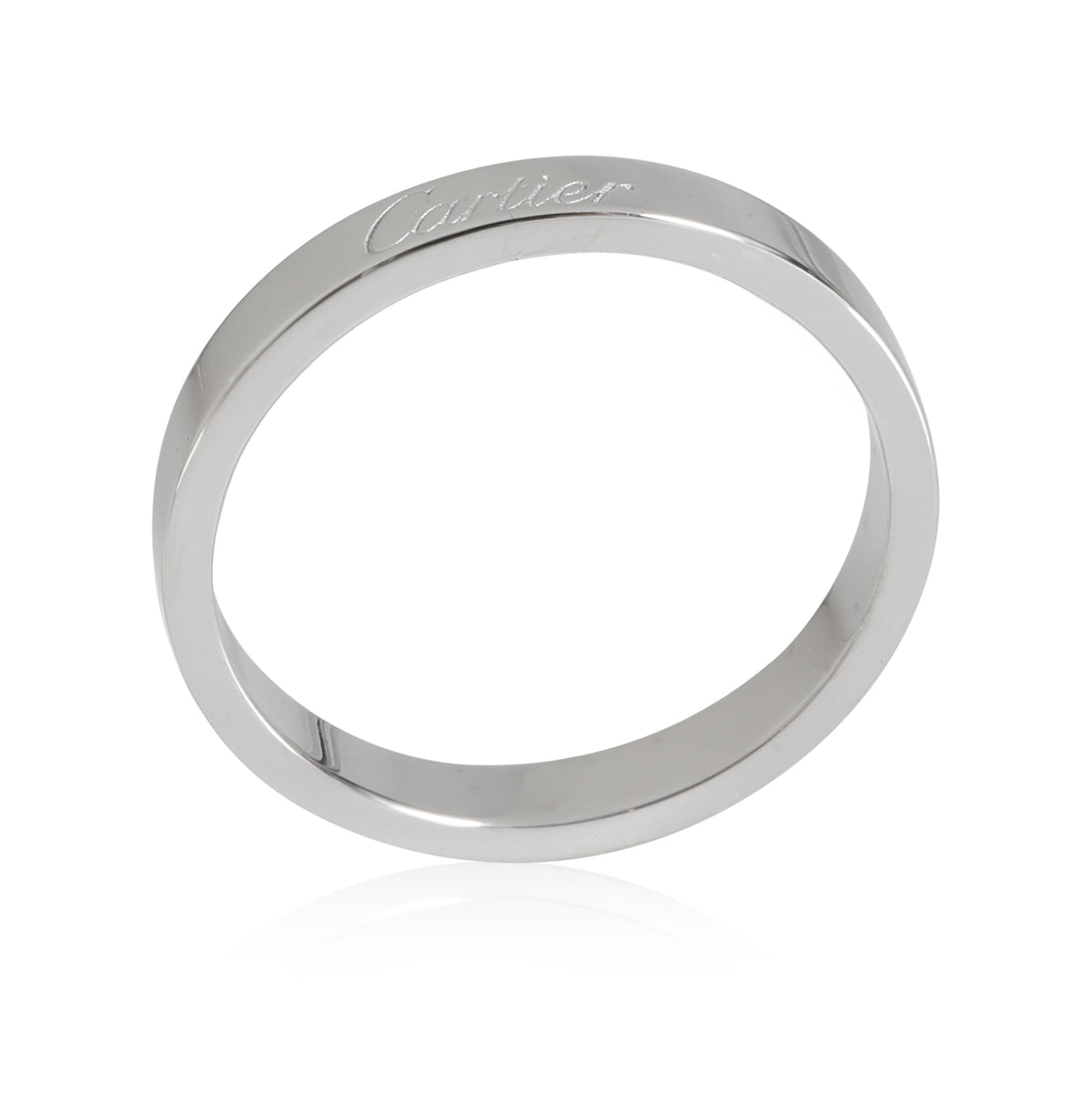 Cartier C De Cartier 3 mm Wedding Band in Platinum