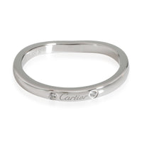 Cartier Ballerine Diamond Band in Platinum 0.01 CTW