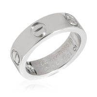 Cartier LOVE Diamond Ring in Platinum 0.09 CTW