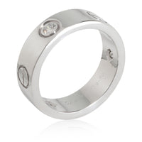 Cartier LOVE Diamond Ring in 18k White Gold 0.22 CTW