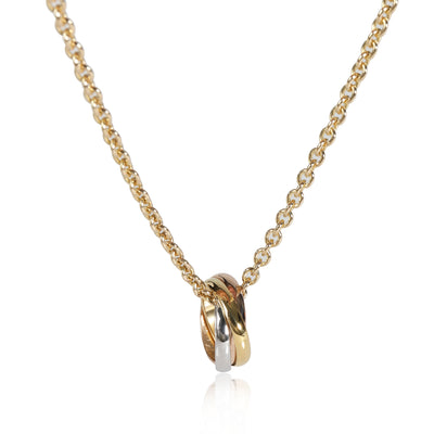 Cartier Trinity Pendant in 18K 3 Tone Gold