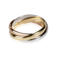 Cartier Trinity Ring in 18K 3 Tone Gold