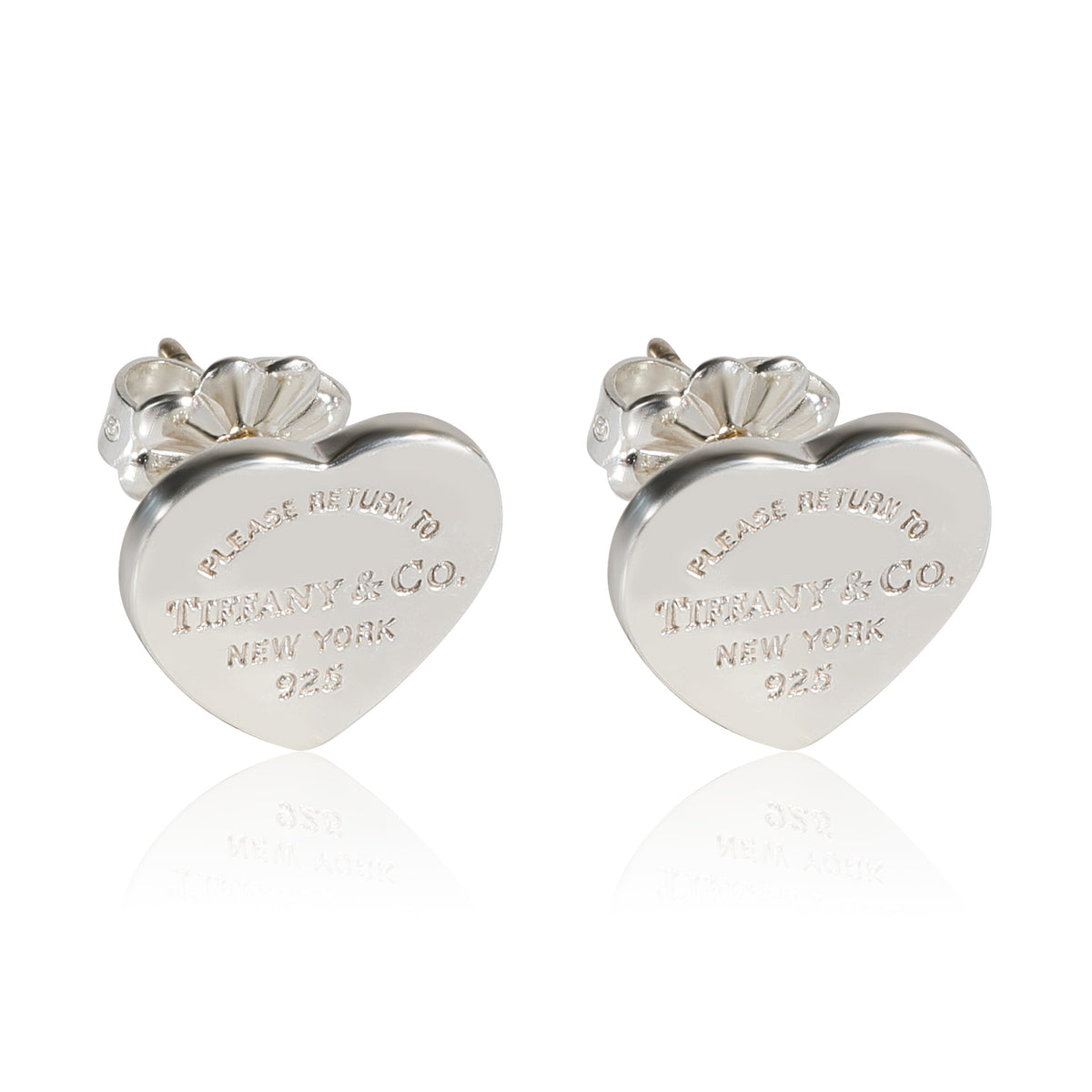 Tiffany Return To Tiffany Mini Heart Earrings in Sterling Silver
