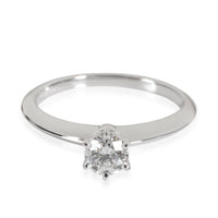 Tiffany & Co. Diamond Engagement Ring in Platinum F VVS2 0.38 CTW