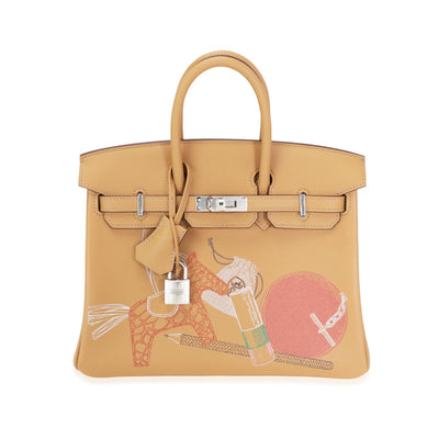 NIB Hermès Biscuit Swift In & Out Birkin 25 PHW