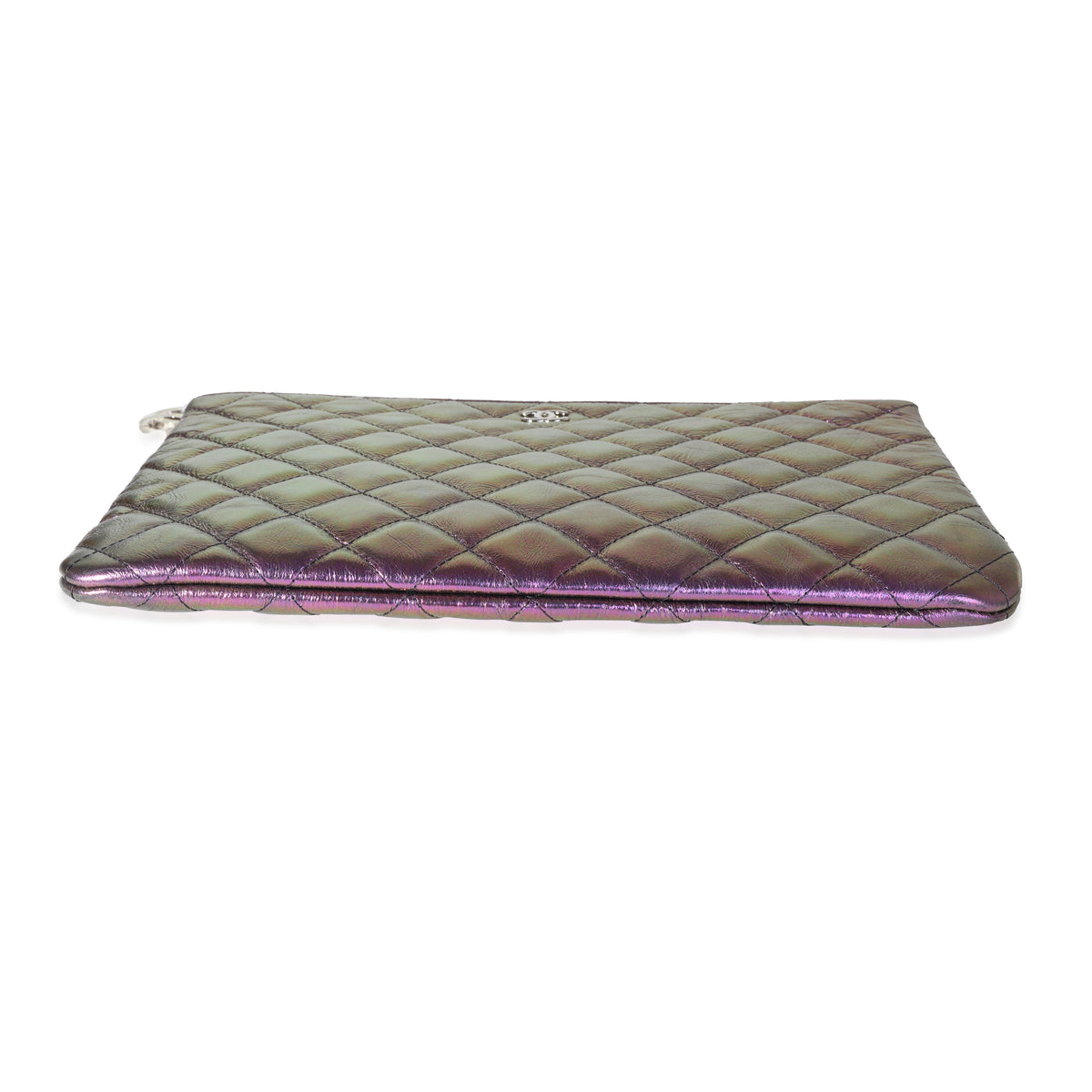 Chanel Iridescent Purple Quilted Calfskin O Case