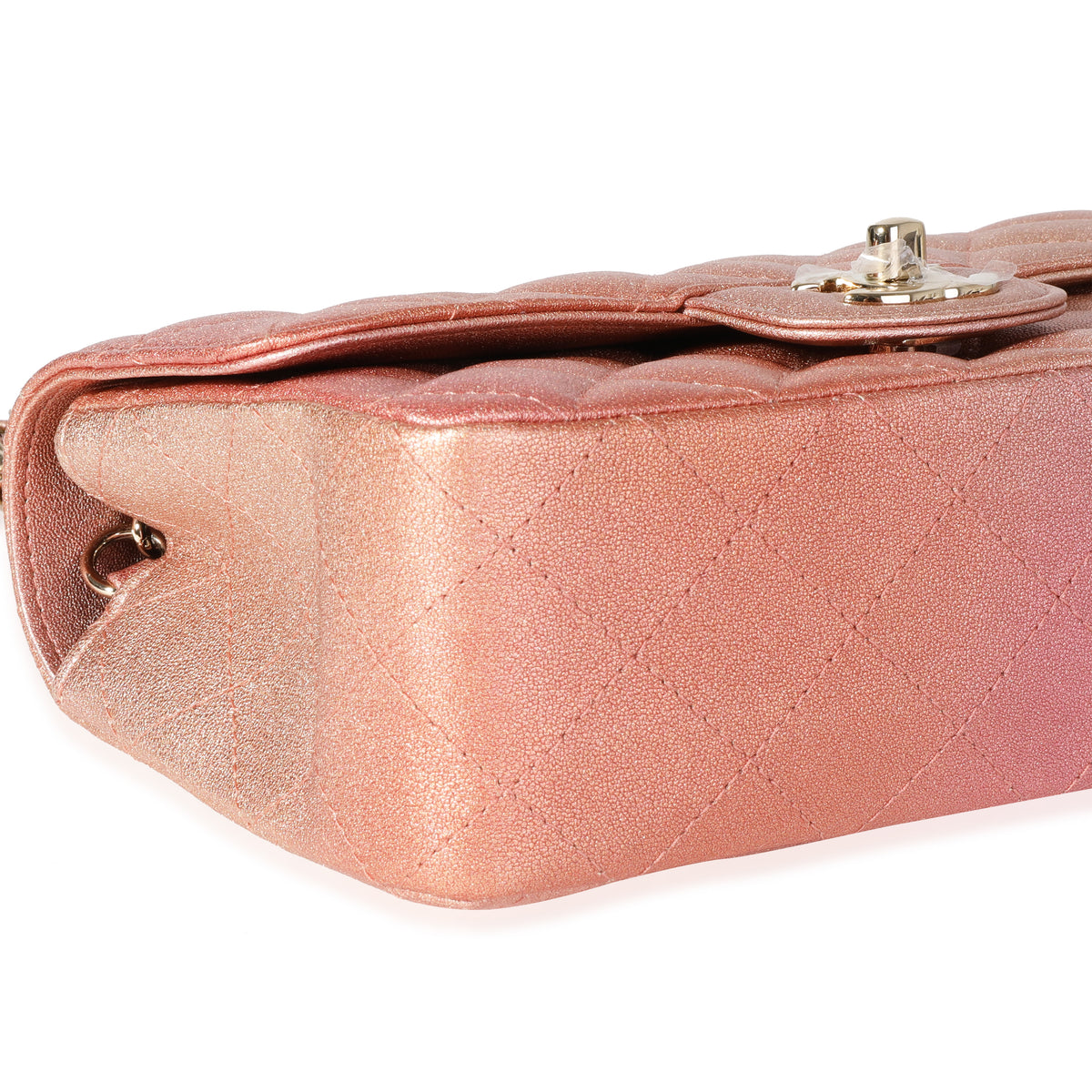 Chanel Metallic Rose Gold Ombré Classic Rectangular Mini Flap Bag, myGemma, AU