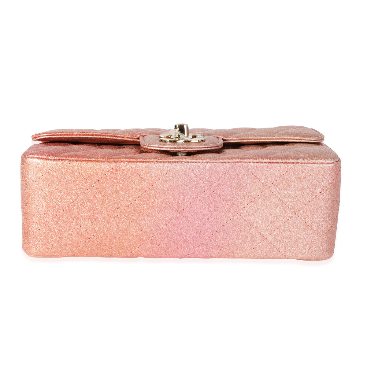 Chanel Metallic Rose Gold Ombré Classic Rectangular Mini Flap Bag, myGemma, QA