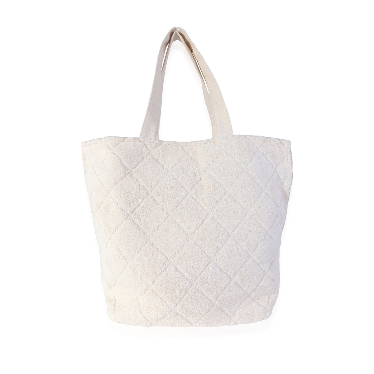 Chanel Cream Terry Beach Tote with Towel and Pouch, myGemma